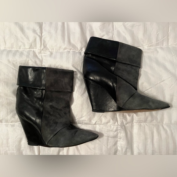 Isabel Marant Wedge Boots Sz 40 - Picture 2 of 2